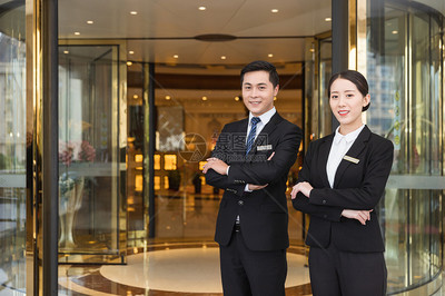 酒店管理服務人員接待形象高清圖片下載 - 餐飲管理精選